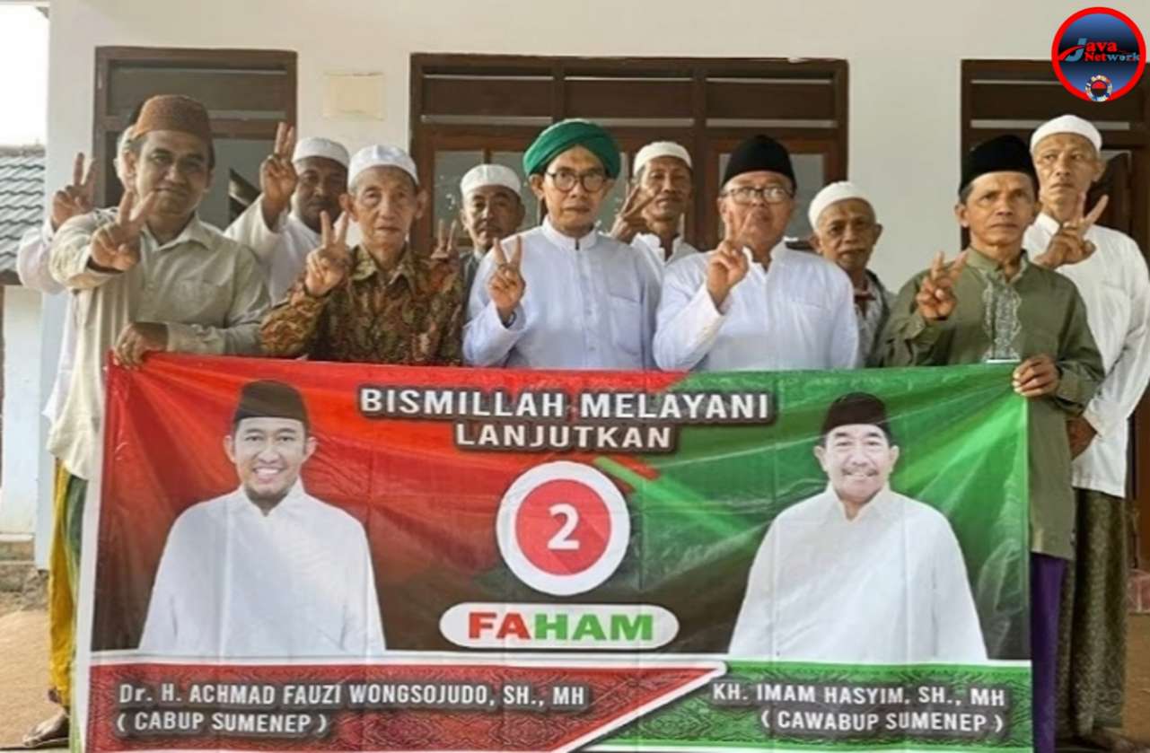 Aliansi Kiai (AK) dan Tokoh Masyarakat (Tomas) Kecamatan Manding Deklarasikan FAHAM Pilkada Sumenep