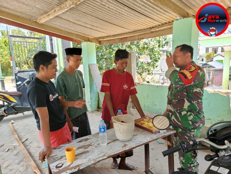 Komsos Babinsa Bersama Warga Binaan di Banasare Rubaru
