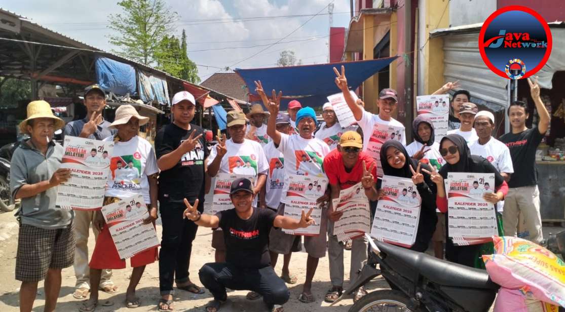 Pemuda Lenteng Timur Bersama Pedagang Pasar Lenteng Deklarasikan Paslon FAHAM Pilkada Sumenep 