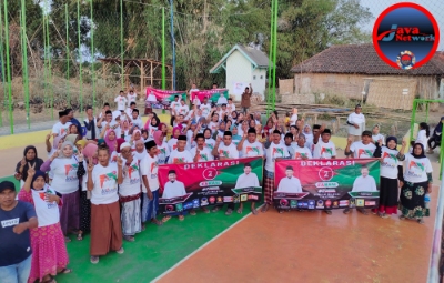 Deklarasi Ratusan Warga Gunggung Kecamatan Batuan Kepada Pasangan FAHAM Pilkada Sumenep 
