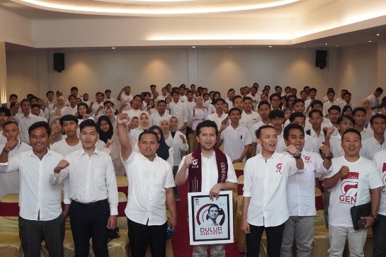 Hadiri Peringatan Setahun GEN Jatim, Budayawan D. Zawawi Imron Pemuda akan HIdup dengan Karyanya