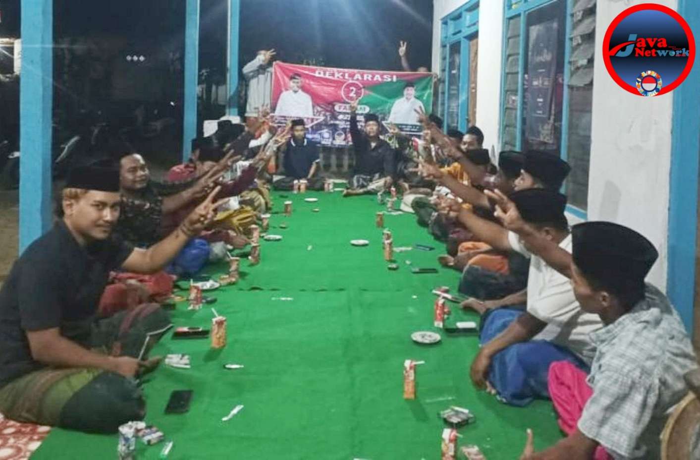 Pemuda Kecamatan Guluk-Guluk Saat Deklarasikan Paslon FAHAM pada Pilkada Sumenep