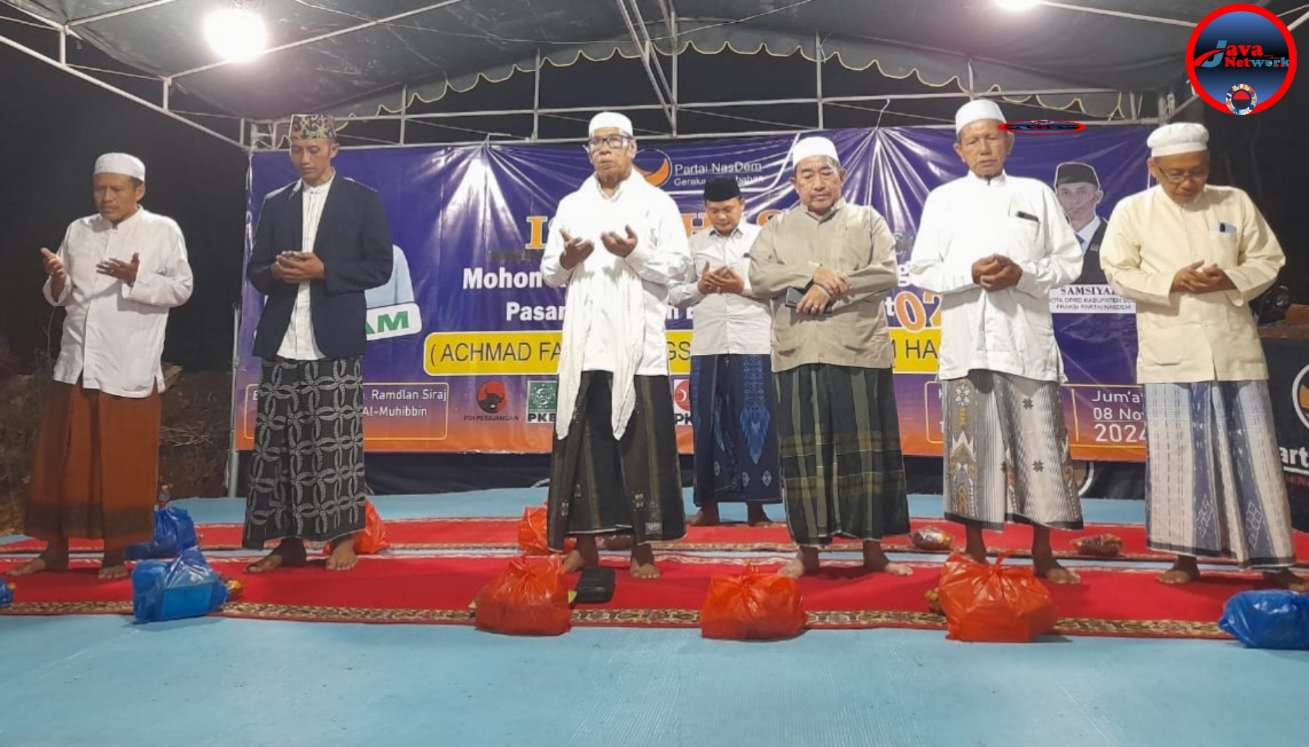 Di Istighosah Keselamatan dan Sambut Kemenangan, Politisi ini Nyatakan 100% Saya Bersama Partai ke Paslon FAHAM