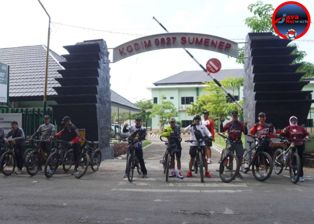 Kodim 0827/Sumenep Gelar Gowes Rutin Sebagai Sarana Jaga Kesehatan