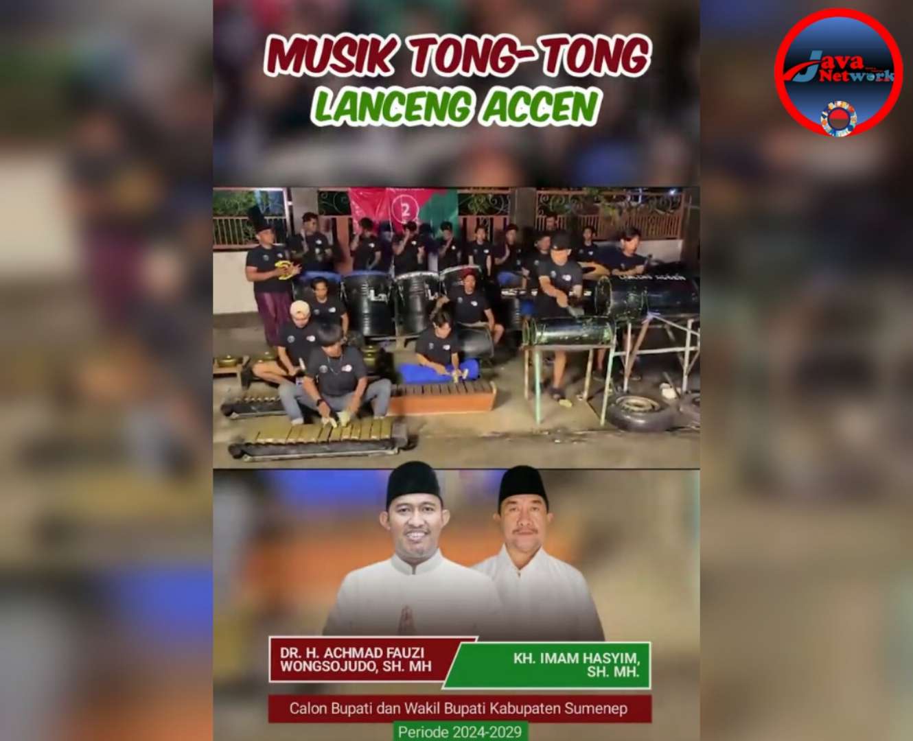 Atas Kontribusi Nyata Achmad Fauzi kepada Pelaku Seni, Grup Musik Tong-Tong Lanceng Accen Deklarasikan FAHAM di Pilkada Sumenep