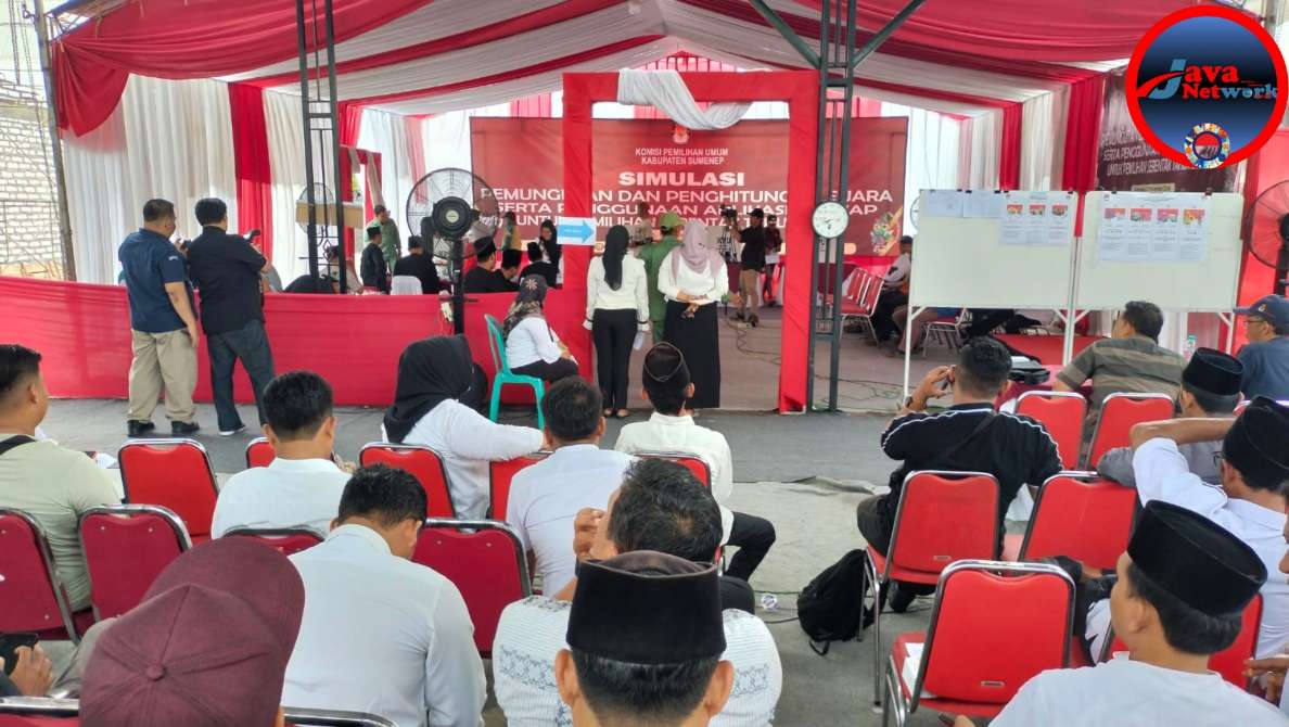 KPU Sumenep Gelar Simulasi Pemungutan dan Penghitungan Suara Pilkada 2024
