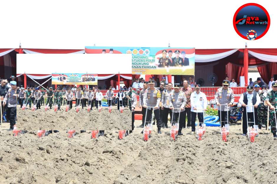 Dukung Program Swasembada Pangan, Kapolri-Panglima TNI Luncurkan Gugus Tugas Polri