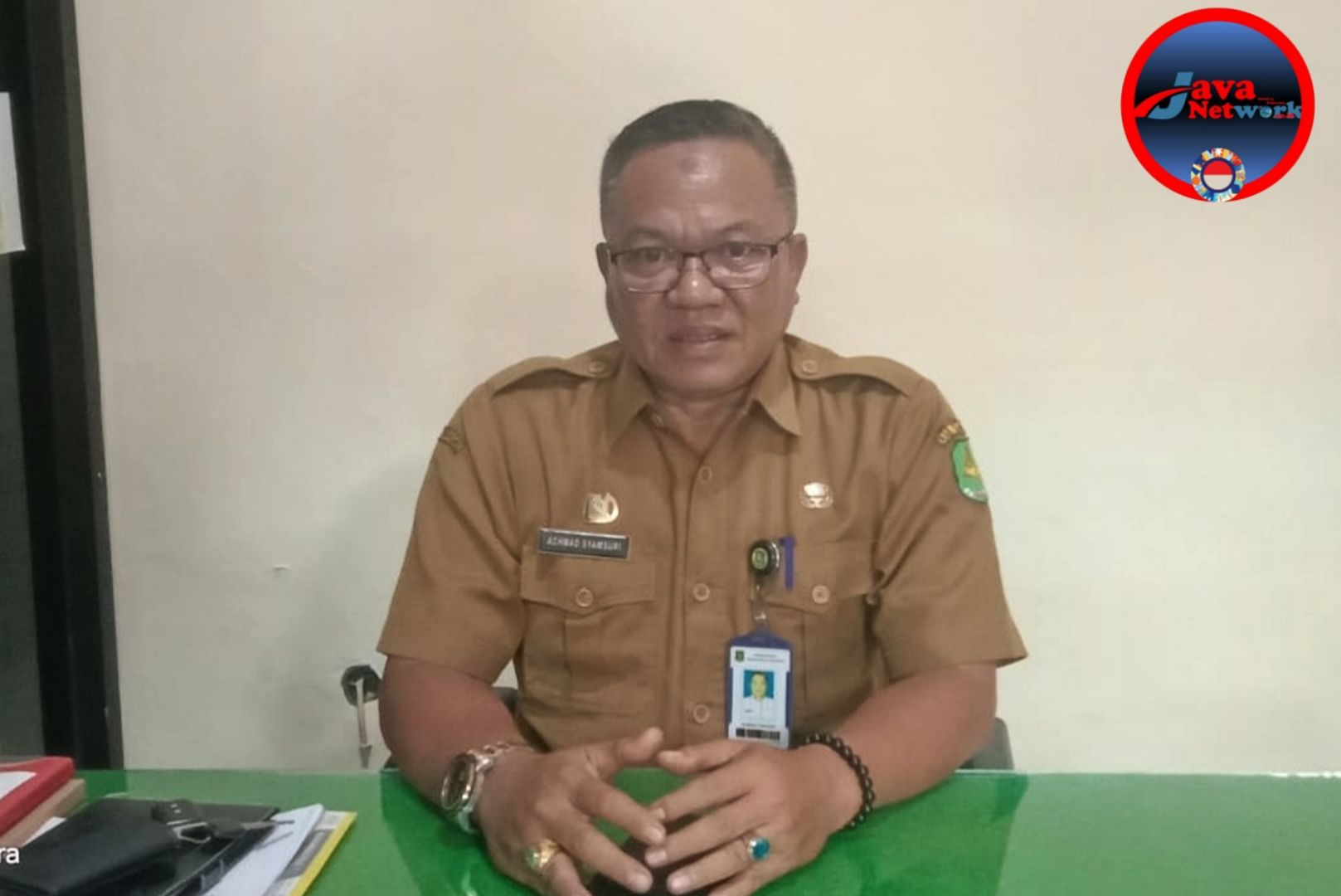 Kepala Bidang P2P Dinkes P2KB Sumenep Ahmad Syamsuri