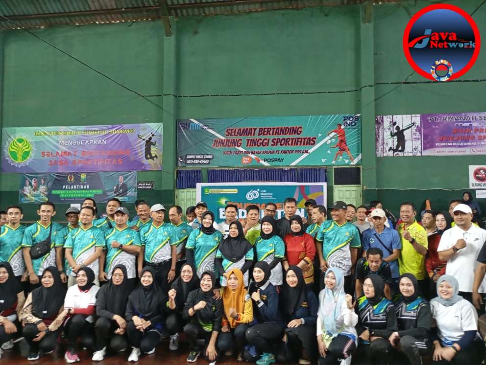 Semarakkan HKN ke-60, Dinkes P2KB Sumenep Gelar Turnamen Badminton 2024 Memperebutkan Piala Bergilir