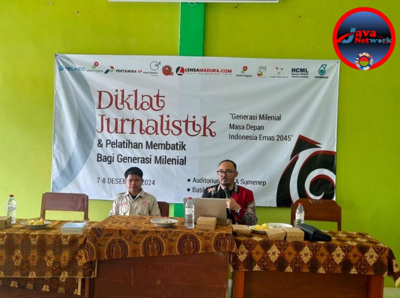 Media Lensa Madura Gelar Diklat Jurnalistik dan Pelatihan Membatik Bagi Generasi Millenial
