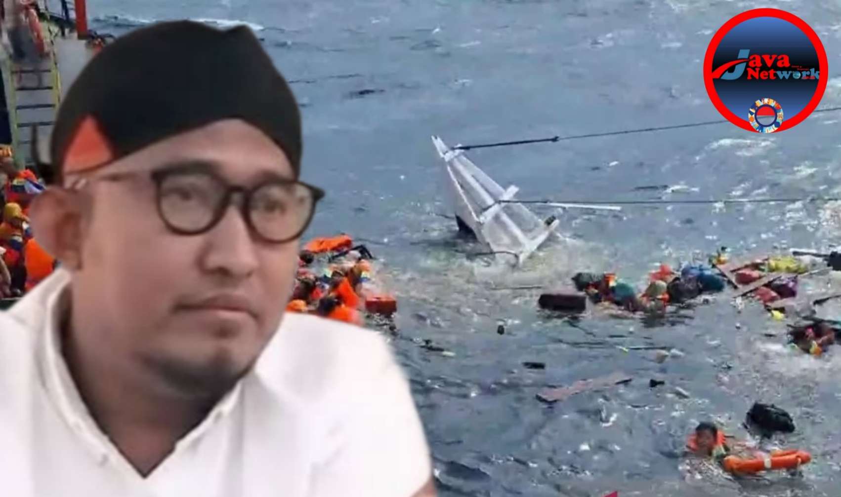 Bupati Sumenep Achmad Fauzi Wongsojudo dan Korban Selamat saat Dikapal
