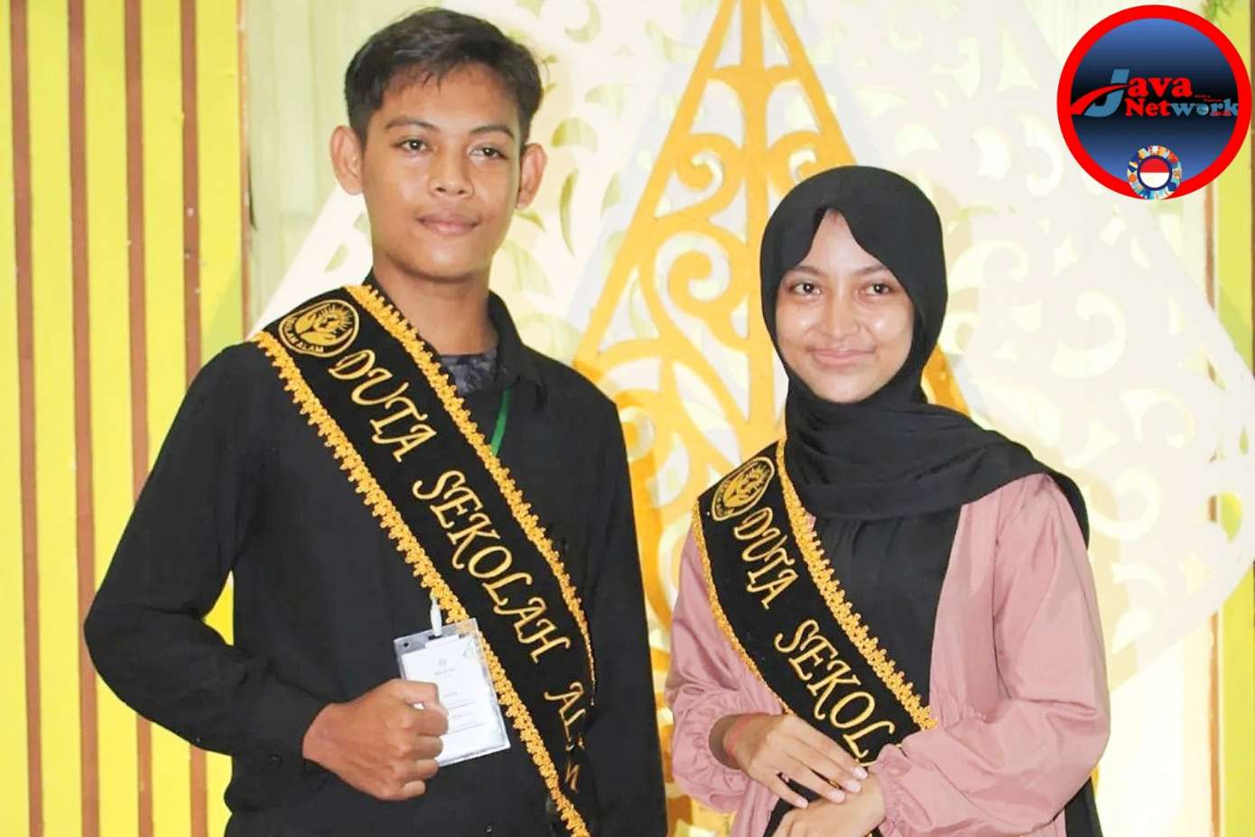 Pasangan Duta Sekolah Alam Sumenep (SAS) 2024, Yoga Arya Pratama dan Zarina Ulfah 