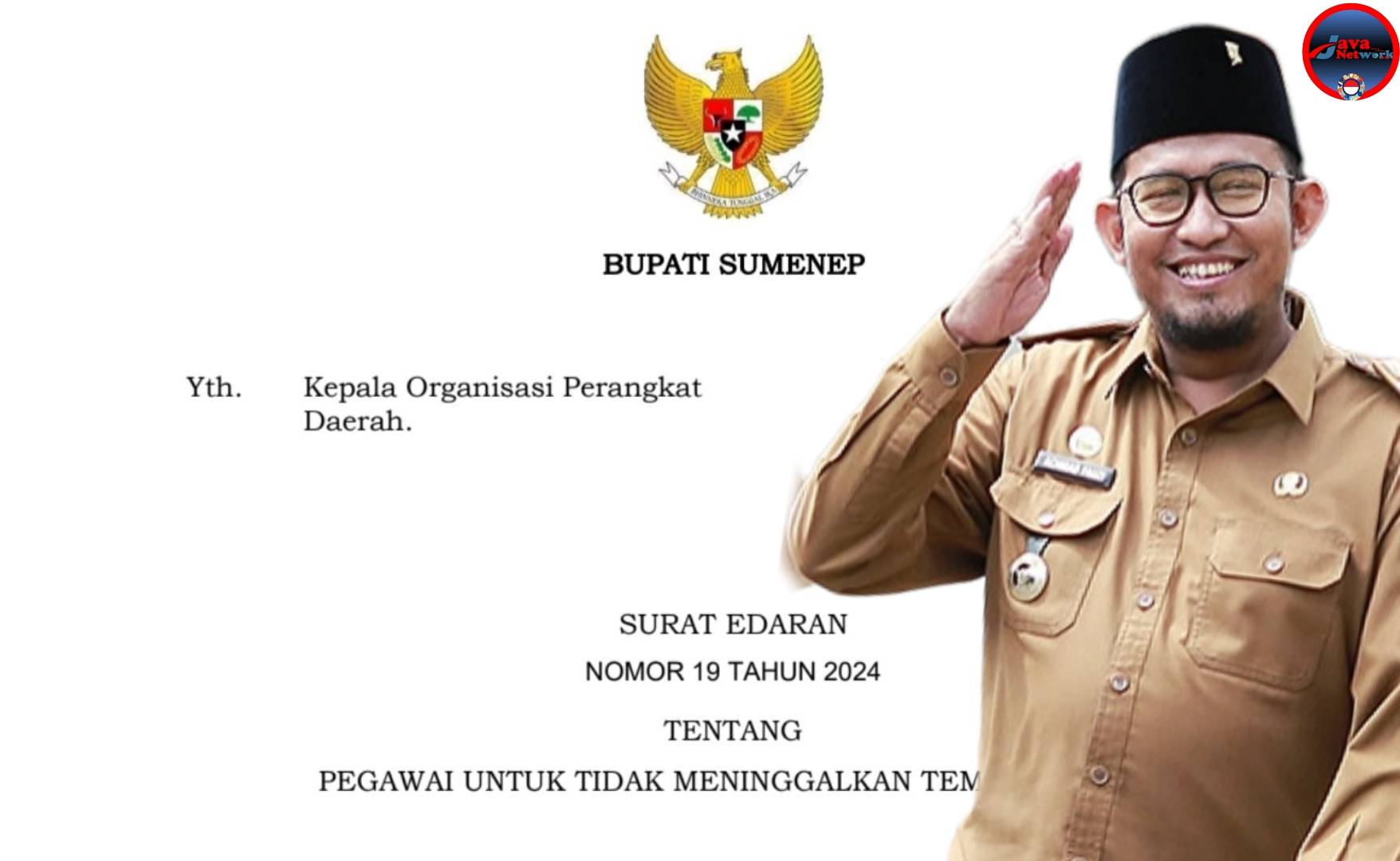 Bupati Sumenep Achmad Fauzi Wongsojudo Dan Surat Edaran 
