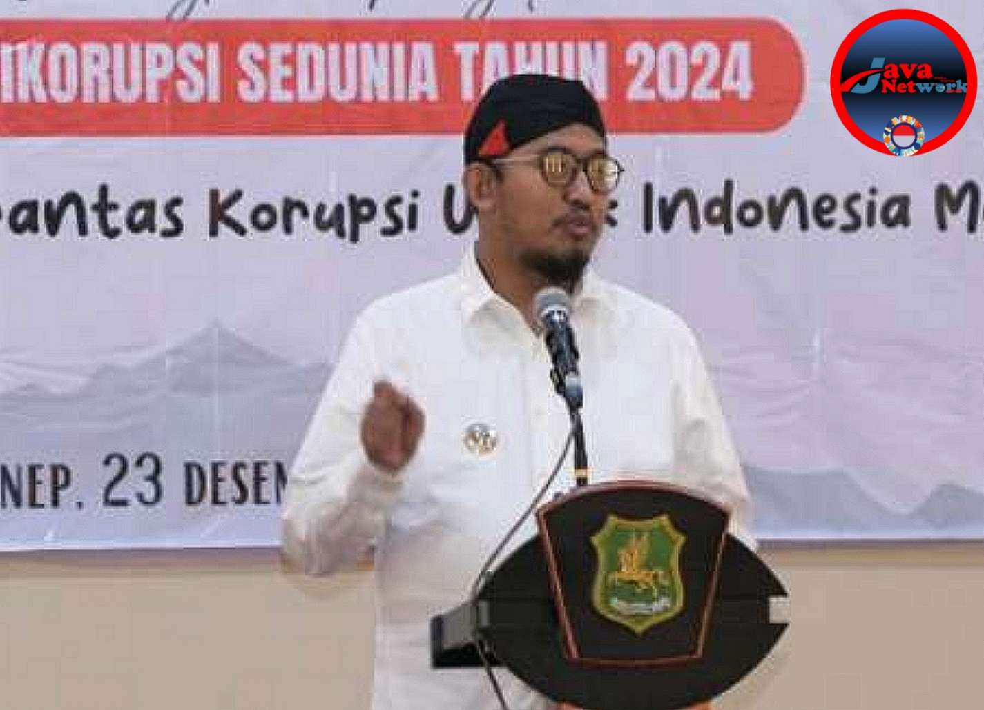 Bupati Sumenep Achmad Fauzi Wongsojudo Saat Memberikan Sambutan di Acara Harkodia Tahun 2024