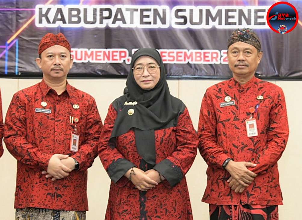 Wabup Sumenep Hj Dewi Khalifah, Sekdakab Edy Rasyadi, Kepala Bappeda Arif Firmanto 