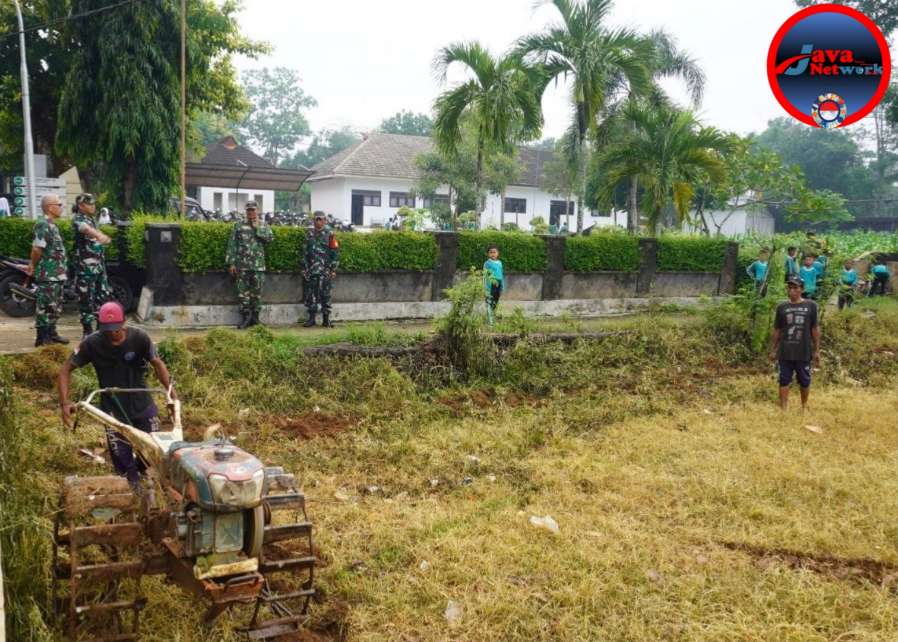 Kodim 0827/Sumenep Siapkan Lahan Kebun, Dukung Program Makan Bergizi Gratis