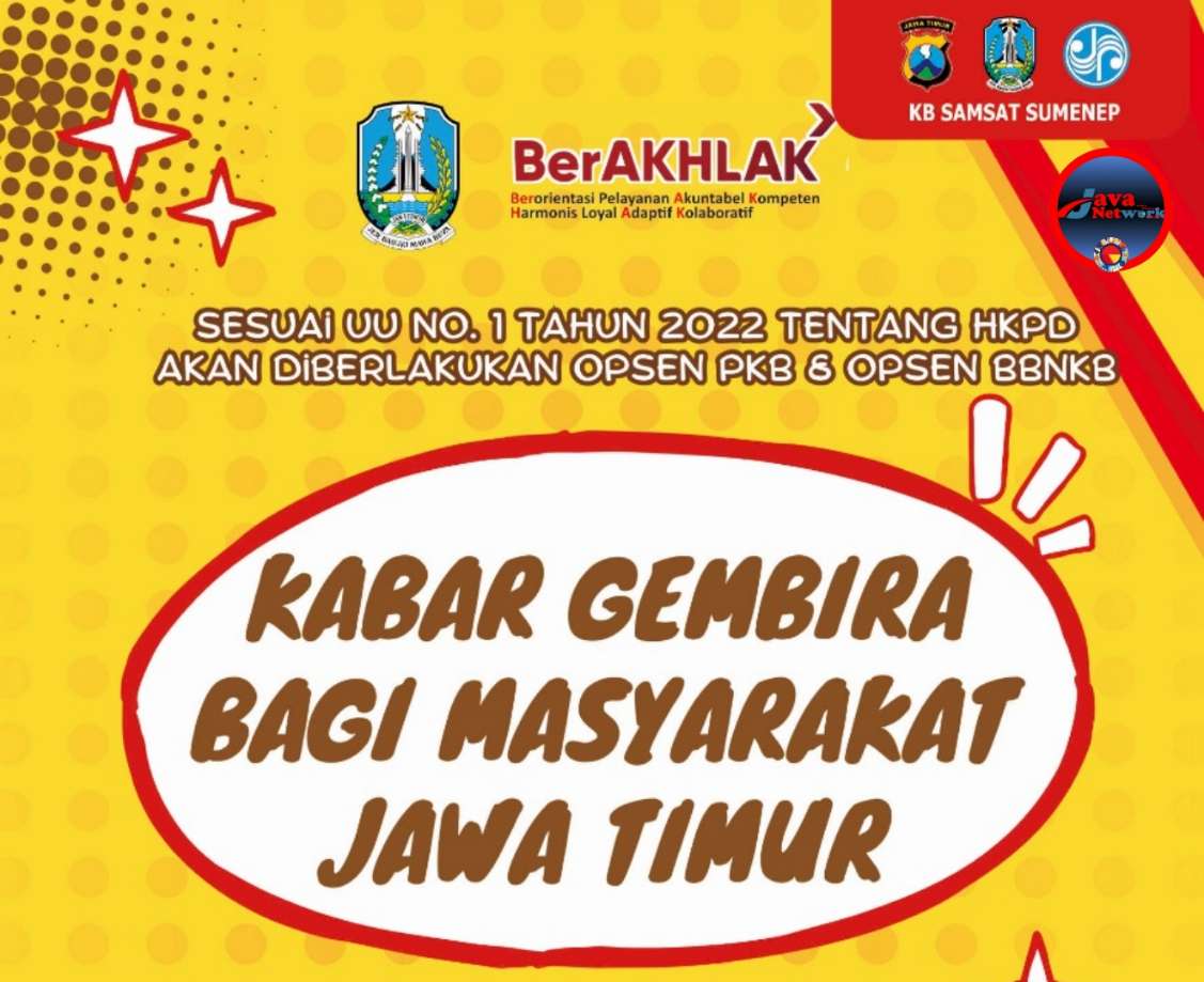 Pamflet Kabar Gembira Bagi Masyarakat Masyarakat Jawa Timur