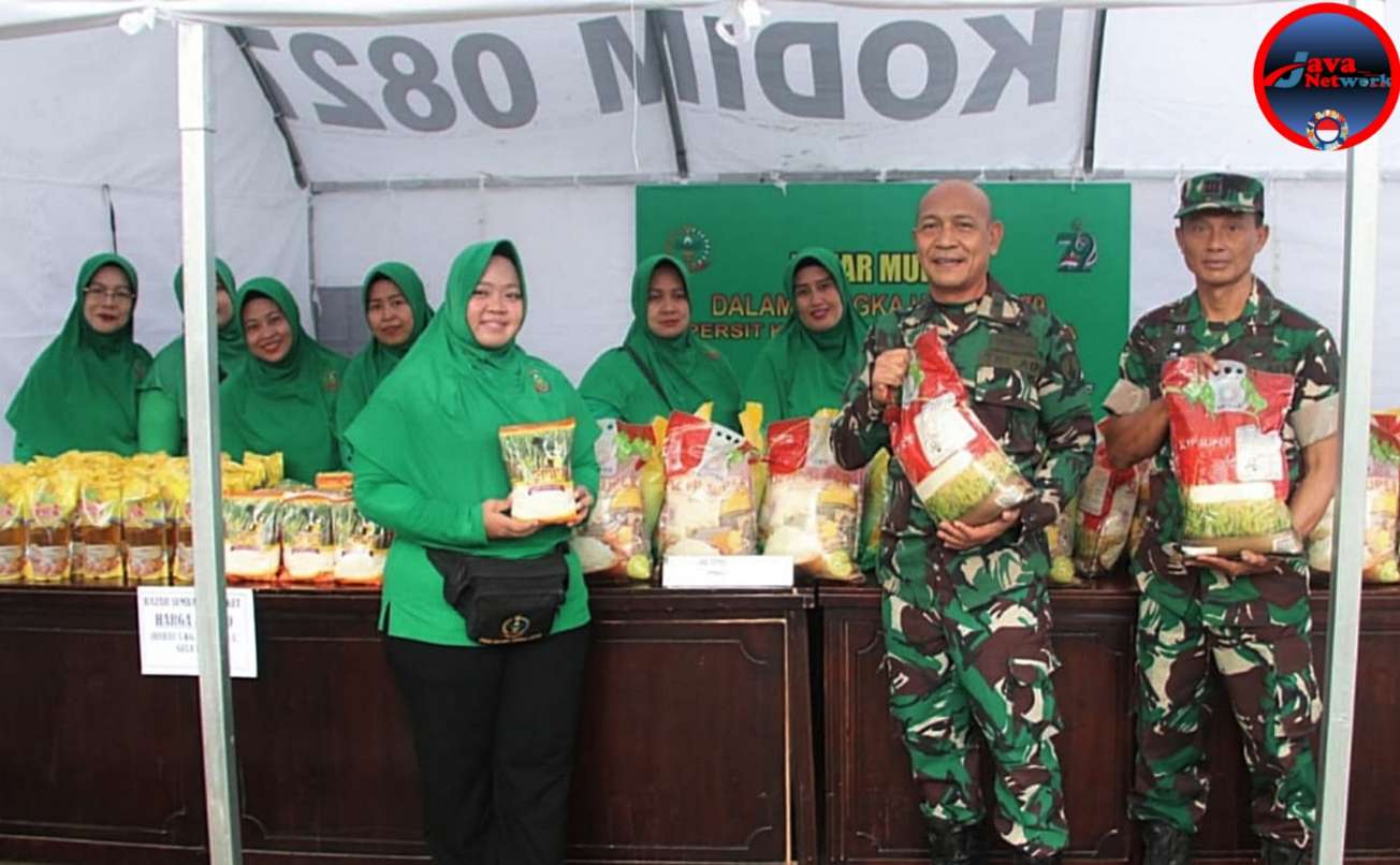 HUT ke-79 Persit KCK, Kodim 0827/Sumenep Sukses Gelar Donor Darah dan Bazar Murah, Minggu (02/02/2025)
