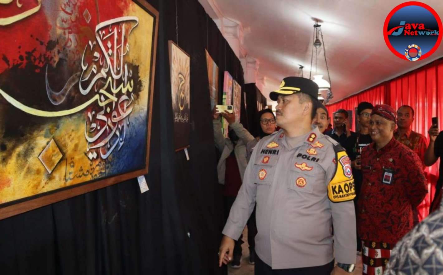 Kapolres Sumenep Hadiri Pameran Lukisan di Pendopo Agung, Apresiasi Seni Lokal