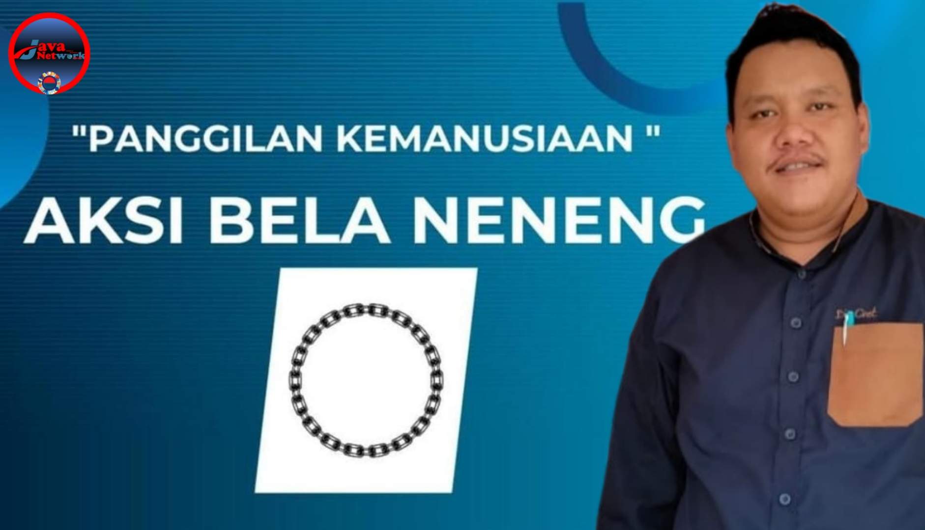 Pamflet Peduli Neneng Bersama Koordinator Aliansi Ahmad Hanafi 
