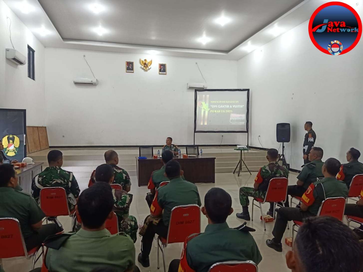 Ops-Gaktib Wira Clurit 2025: Sub Den Pom V/4-3 Sumenep Gelar Sosialisasi dan Razia Kendaraan Prajurit