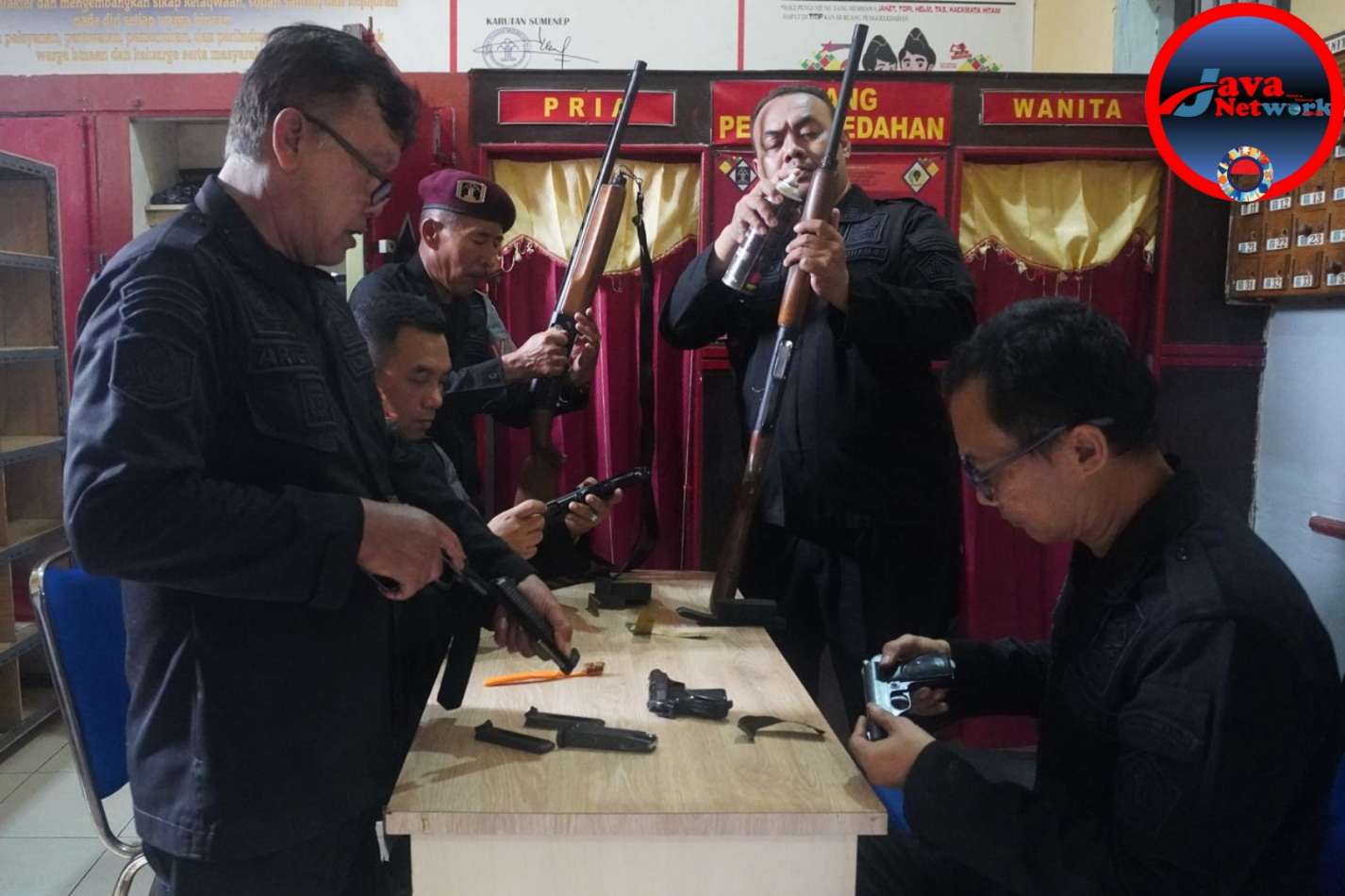 Rutan Sumenep Lakukan Perawatan Senjata, Pastikan Kesiapan Pengamanan