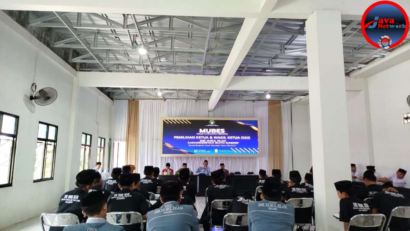 Belajar Demokrasi, SMK Nurul Islam Bluto Gelar MUBES dan Pemilihan Ketua OSIS 