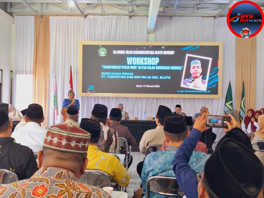 MA Nurul Islam Karangcempaka Gelar Workshop Kurmer untuk KKM Bluto, Gandeng PT Yudhistira dan Widyaiswara