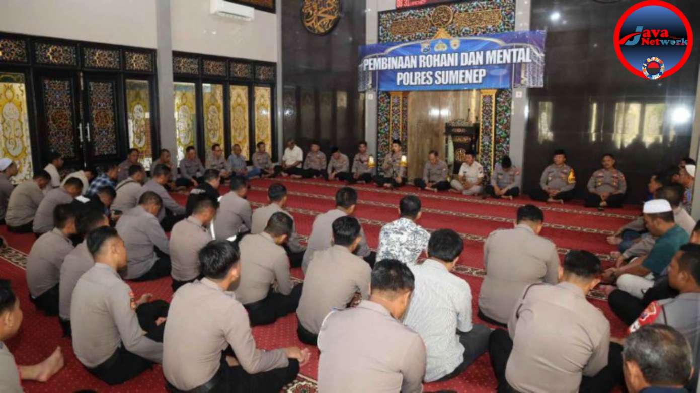 Polres Sumenep Gelar Binrohtal, Perkuat Keimanan dan Ketakwaan Personel, Kamis (20/02/2025)