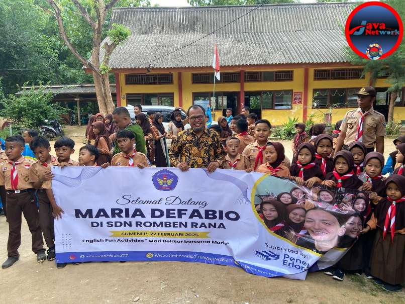 SDN Romben Rana Hadirkan Guru Tamu dari Amerika, Perpaduan Budaya dan Edukasi yang Memukau, Sabtu (22/02/2025)