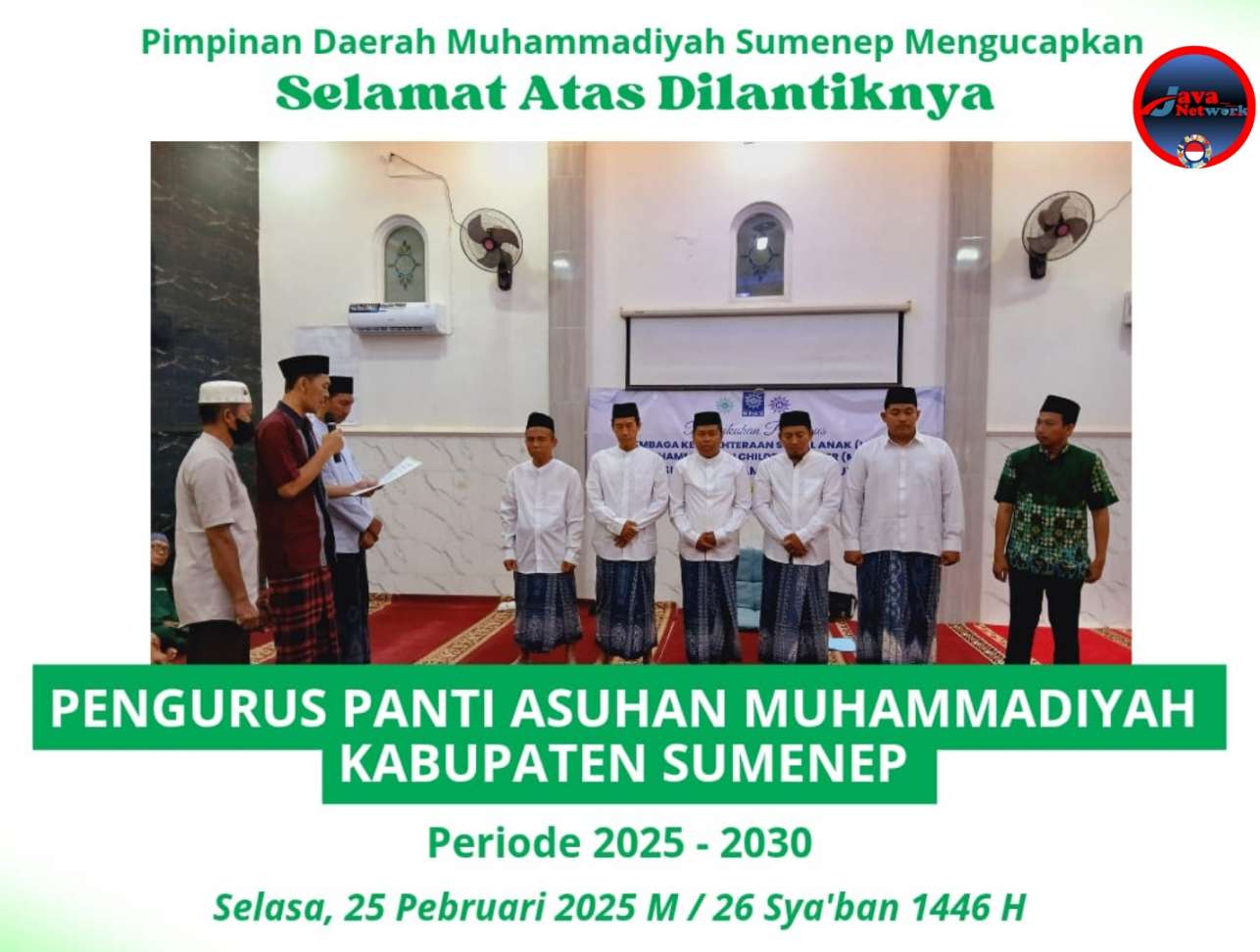 Ketua PDM Kabupaten Sumenep Meresmikan Pengurus Panti Asuhan Muhammadiyah Periode 2025-2030
