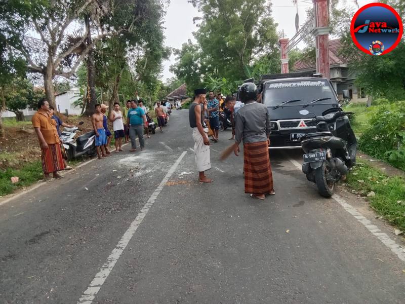 Kecelakaan Tunggal Sebuah Mobil Pickup di Kecamatan Batang-Batang, Rabu (26/02/2025)