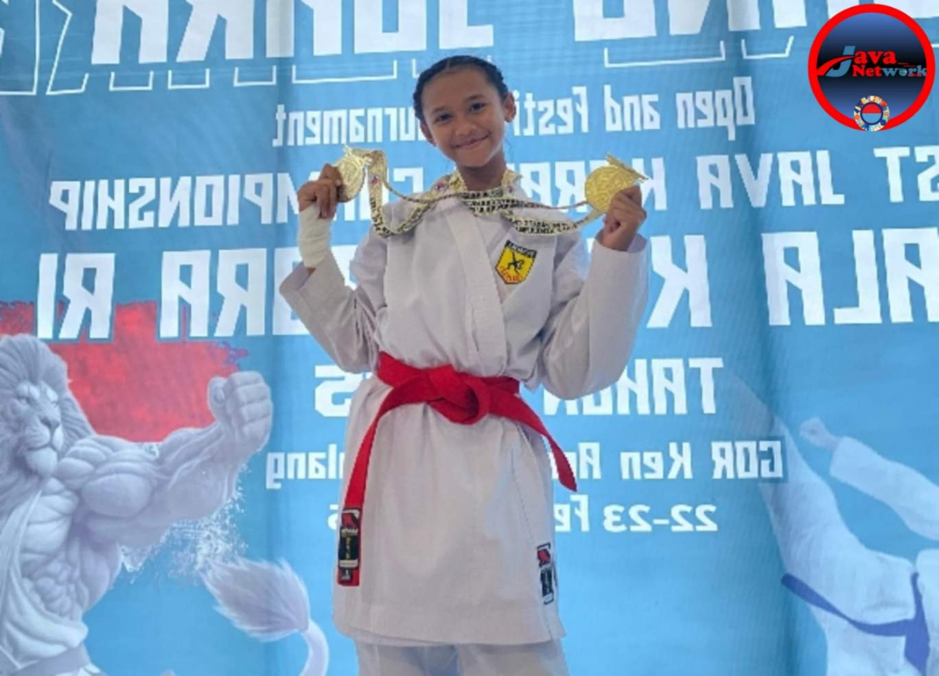 Salah Satu Karateka Cilik Asal Sumenep Meraih Medali di Ajang Kemenpora RI