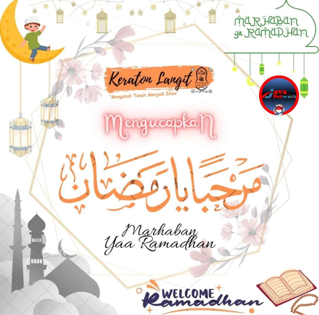 Pamflet Ucapan Marhaban Ya Ramadhan oleh Keraton Langit 