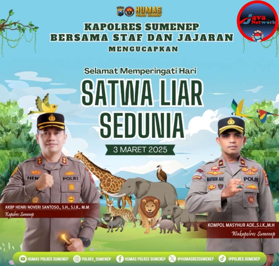 Polres Sumenep Suarakan Kepedulian: Lindungi Satwa Liar Demi Kelestarian Bumi"