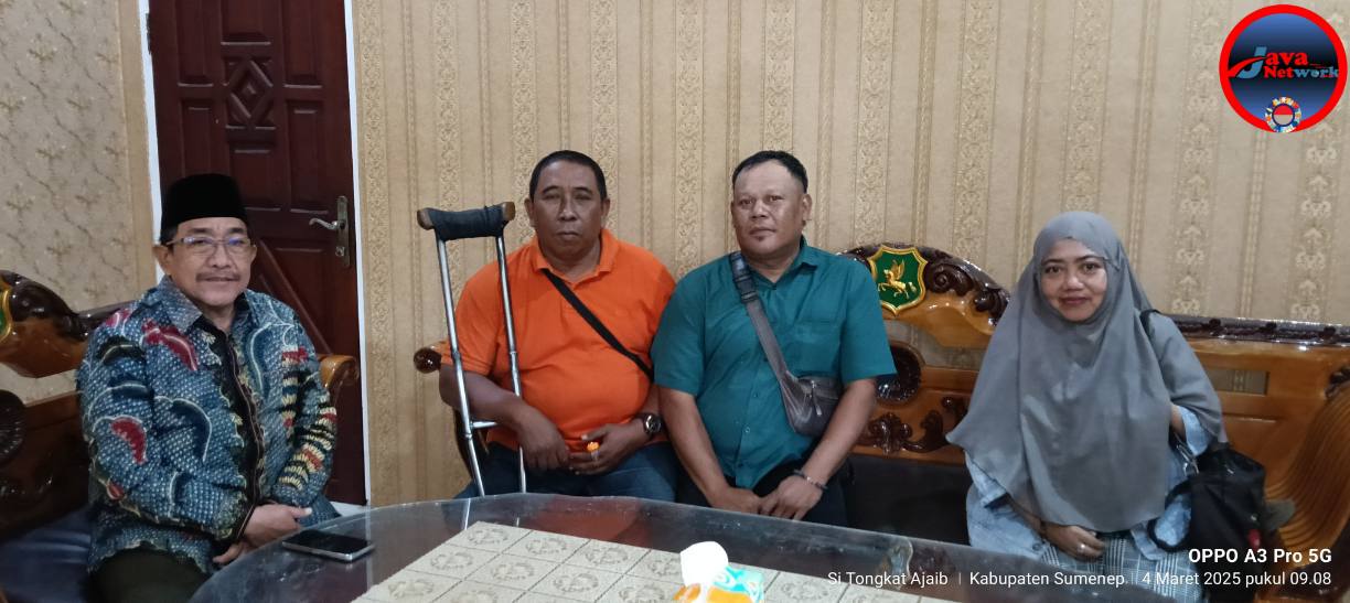 Wakil Bupati Sumenep KH. Imam Hasyim Saat Menerima Silaturahmi Perwakilan PPDS di Rumah Dinas Wakil Bupati, Selasa (04/03/2025)