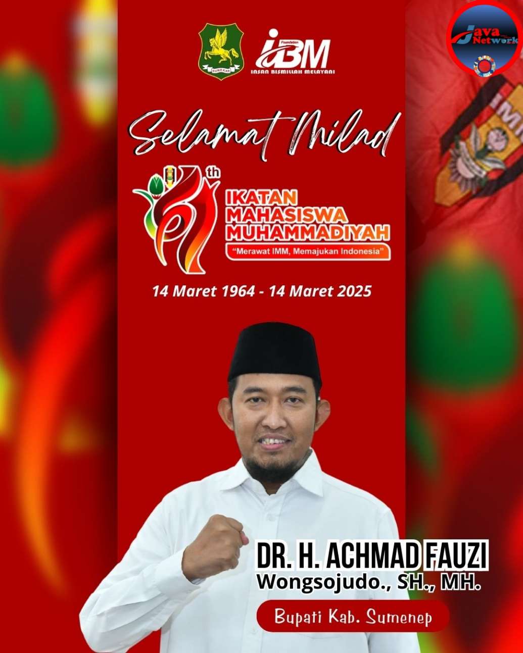 IMM 61 Tahun: Merawat Peradaban Mencerahkan Indonesia, Bupati Sumenep Achmad Fauzi Sampaikan Harapan Besar

