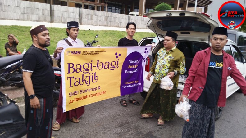 SMSI Sumenep dan Ar-Raudah Komputer, Harmoni Kebersamaan dalam Simfoni Takjil Ramadhan