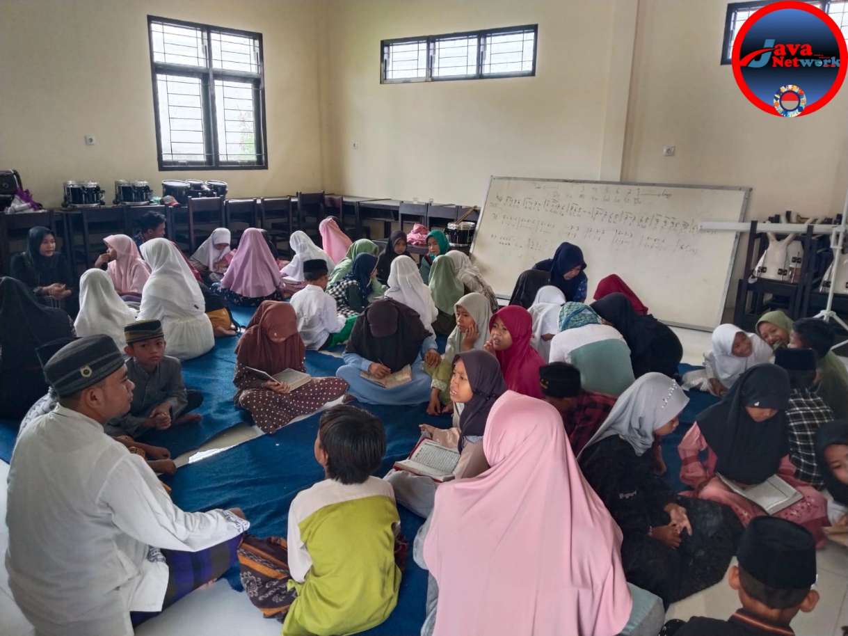 Suasana Pesantren Kilat di SDN Pakandangan Sangrah Kecamatan Bluto, Senin (17/03/2025)