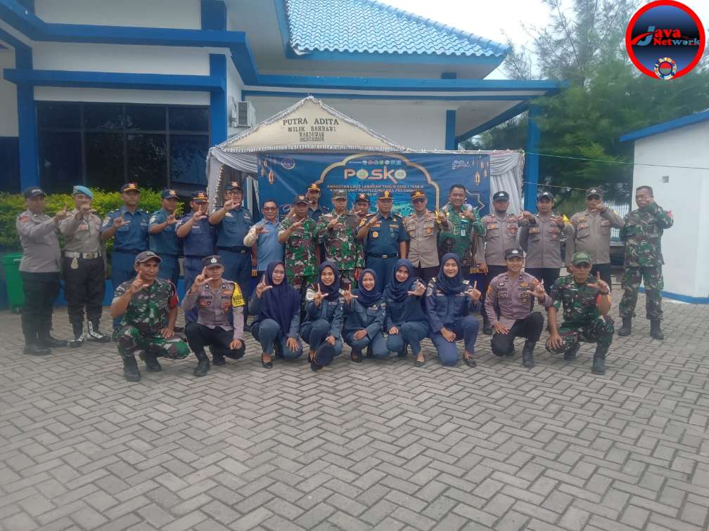KUPP Kelas III Sapudi Gelar Apel Gabungan Angkutan Laut Lebaran 1446 H