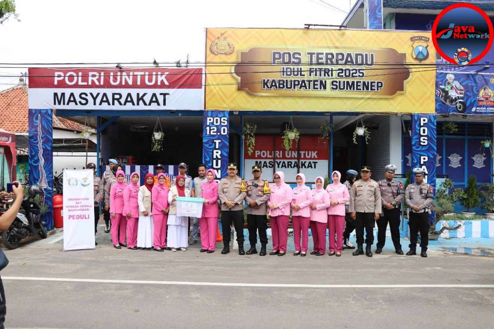 Kapolres Sumenep Cek Kesiapan Pos Pam dan Pos Yan dalam Operasi Ketupat Semeru 2025
