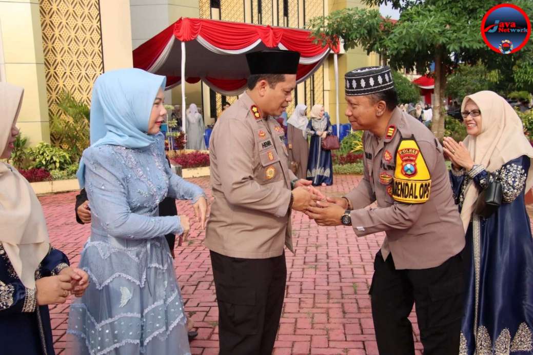 Polres Sumenep Gelar Sholat Ied dan Halal Bihalal, Pererat Kebersamaan di Hari Raya