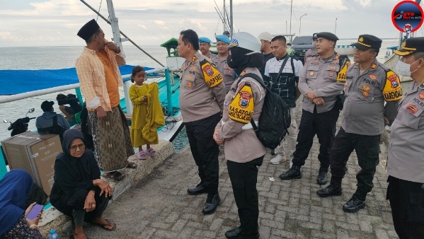 Kapolres Sumenep Pastikan Arus Mudik di Pelabuhan Cangkarman Aman dan Lancar: 