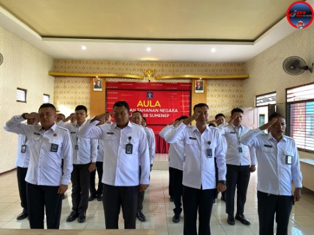 Rutan Sumenep Ikuti Apel dan Halal Bi Halal Virtual Bersama Menko Yusril