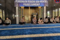 Wakapolres Sumenep Pimpin Binrohtal, Tegaskan Pentingnya Integritas dan Moralitas Anggota Polri