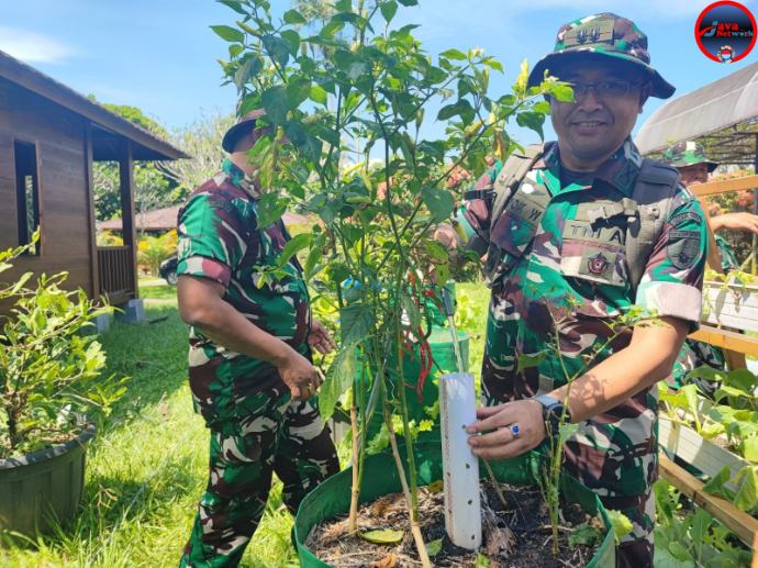 Dukung Ketahanan Pangan, Dandim Sumenep Ikuti Bimtek Garden Tower di IPB University