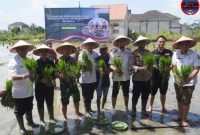 Wakapolres Sumenep Hadiri Zoom Meeting Gerakan Menanam Padi Serentak di 14 Provinsi