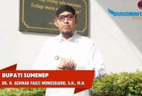 Bupati Sumenep Achmad Fauzi Wongsojudo