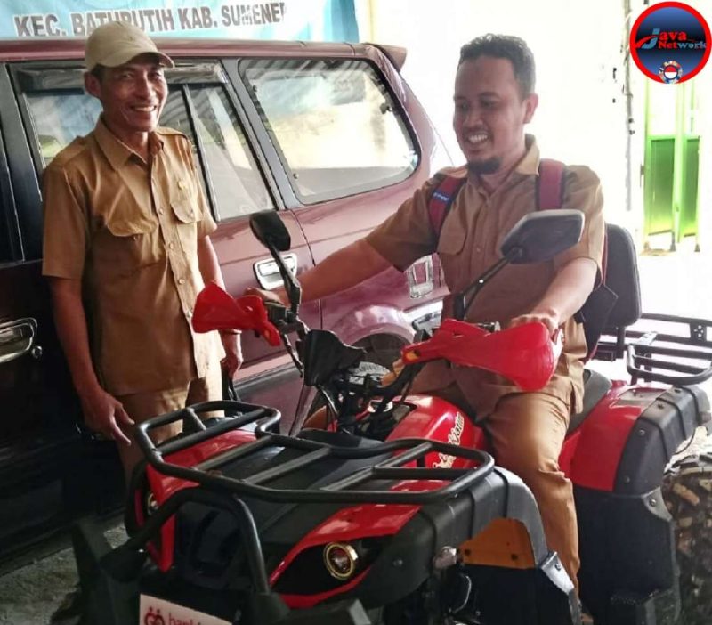 Salah Satu Motor Trail Bantuan Hibah Program Peduli Bank Jatim Yang Akan Menambah Semakin Asik dan Menarik Di Pantai Badur Kecamatan Batuputih 