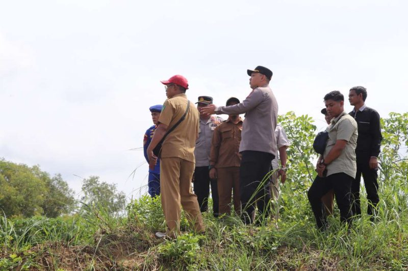 Kapolres Sumenep Tinjau Langsung Tanggul Jebol di Desa Patean, Diduga Ada Unsur Kesengajaan